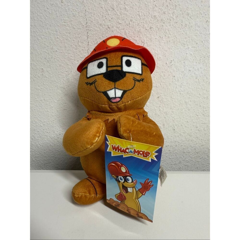 NWT Whac-A-Mole Plush / Mattel Games / 9” / BRAND NEW
